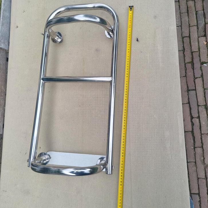 RVS Boot Trap - Trapje voor aan Boot, Watersport en Boten, Bootonderdelen, Gebruikt, Dekbeslag, Zeilboot of Motorboot, Ophalen of Verzenden
