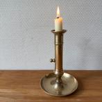 Antiek Koperen Kandelaar ''Blaker'' van Zware Kwaliteit, Ophalen of Verzenden, Koper of Brons