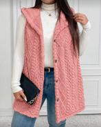 Vest Norah Roze (44 tm 52), Kleding | Dames, Grote Maten, Verzenden, Nieuw, Roze, Trui of Vest