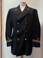 Vintage Brandweer Jas - XL, Zwart, Ophalen of Verzenden, Gedragen, Maat 56/58 (XL)