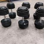 Rubber Dumbells Set  30 , 32 , 34 kilo  sets, Ophalen, Zo goed als nieuw, Dumbbell