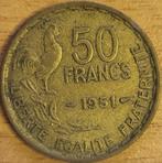 FRANKRIJK 50 frank Guiraud 1951 F.425/5 KM#918.1 EF .., Postzegels en Munten, Frankrijk, Ophalen of Verzenden, Losse munt