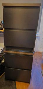2x IKEA Kullen nachtkastje, Huis en Inrichting, Slaapkamer | Nachtkastjes, Ophalen, Zo goed als nieuw, Hout