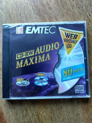 EMTEC CD-RW AUDIO * Geschikt Voor Audio CD Recorders * NEW * beschikbaar voor biedingen