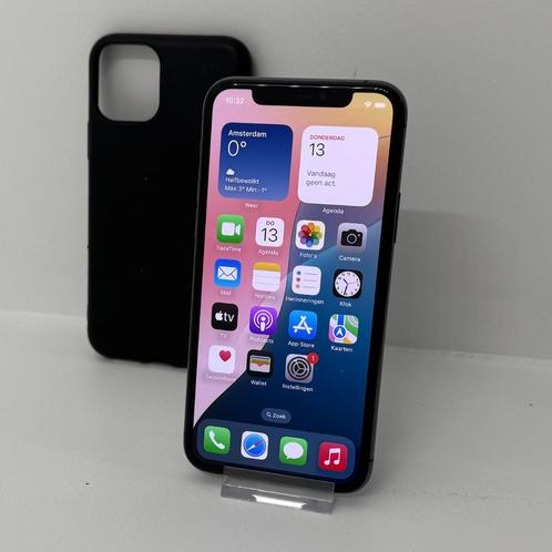 iPhone 11 Pro 64GB Space Gray | Batterij onderhoud | Met gar, Telecommunicatie, Mobiele telefoons | Apple iPhone, 64 GB, Zwart
