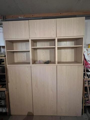 Ikea Besta kast 40x180x231, essen fineer