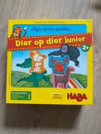 Dier op dier junior van Haba 2+, Hobby en Vrije tijd, Gezelschapsspellen | Kaartspellen, Ophalen of Verzenden, Zo goed als nieuw
