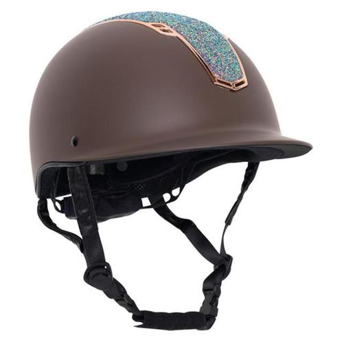Imperial Riding Veiligheidshelm Brown matt glow 57-59, Dieren en Toebehoren, Paardrijkleding, Nieuw, Dames, Cap, Dressuur, Ophalen of Verzenden