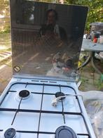 Gasfornuis met electrisch oven, Witgoed en Apparatuur, Fornuizen, Ophalen, Gebruikt, 4 kookzones, Gas