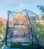 Rechthoekige trampoline 2,44x3,55 met net, Kinderen en Baby's, Gebruikt, Ophalen