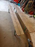 Banken voor biertafel, Ophalen, Gebruikt, Rechthoekig, Hout