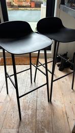 Normann Copenhagen barkrukken hoog, Huis en Inrichting, Barkrukken, Ophalen, Gebruikt, Met voetsteun, 60 tot 90 cm