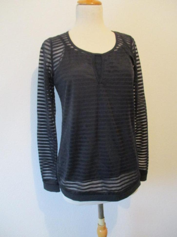 Studio Anneloes, shirt lange mouw met hemdje maat L, Kleding | Dames, Blouses en Tunieken, Zo goed als nieuw, Maat 42/44 (L), Blauw