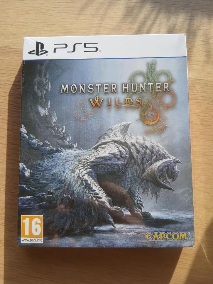 Monster Hunter: Wilds (Steelbook Edition) PS5, Spelcomputers en Games, Games | Sony PlayStation 5, Nieuw, Ophalen