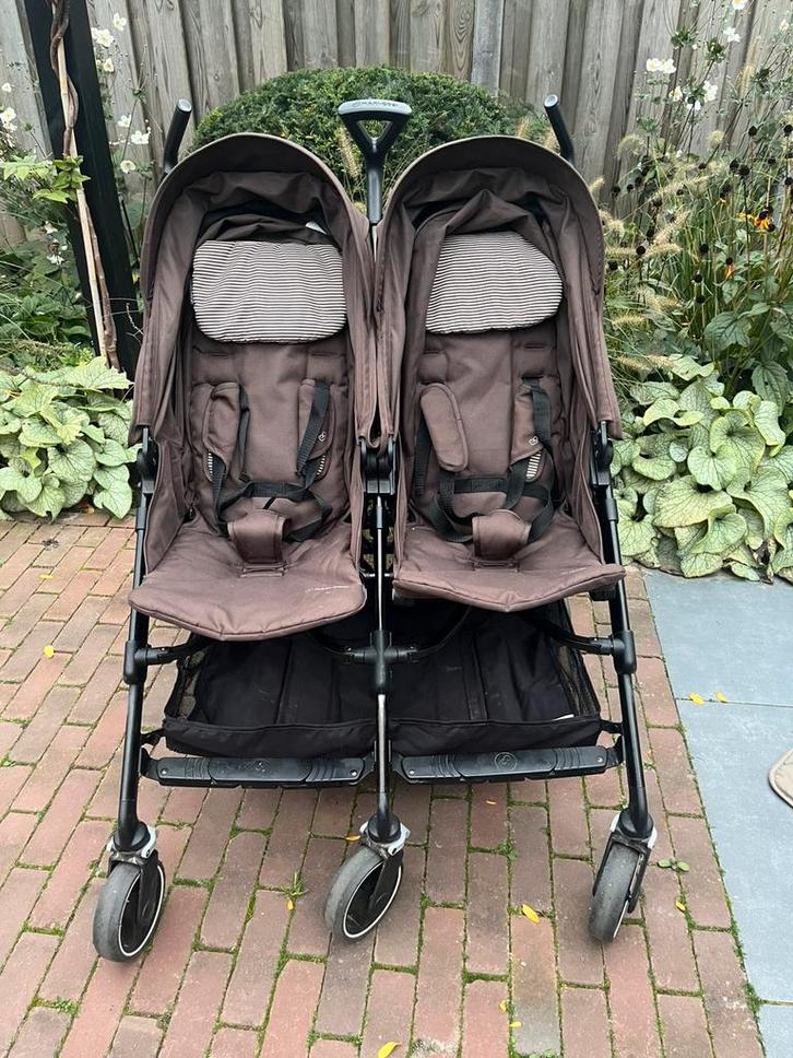 Maxi cosi dana for2 duo tweeling dubbele kinderwagen buggy, Kinderen en Baby's, Tweelingen en Meerlingen, Gebruikt, Kinderwagen of Buggy