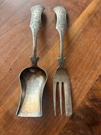 Antiek zilveren slacouvert, Antiek en Kunst, Ophalen of Verzenden