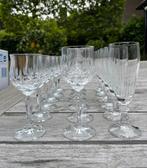 WIJN EN CHAMPAGNE GLAZEN KRISTAL, Antiek en Kunst, Ophalen