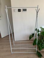 Leuk wit kledingrek met plaats voor schoenen en tasdragers, Kleding | Dames, Kledingrekken, Ophalen, Gebruikt