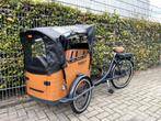 Babboe Go-E E-bakfiets compleet Nieuwstaat 921km!, Ophalen, Zo goed als nieuw, 2 kinderen, Huif