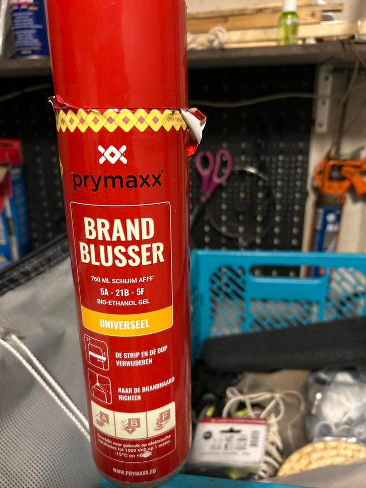 Prymaxx Brandblusser - Auto/Caravan, Doe-het-zelf en Verbouw, Alarmsystemen, Nieuw, Overige typen, Overige soorten, Ophalen of Verzenden