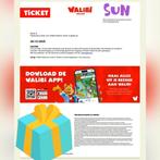 Walibi tickets voor 2 volwassen, Tickets en Kaartjes, Twee personen, Ticket of Toegangskaart