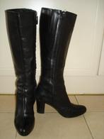 Clarks laarzen maat 6 = 39 1/2 hoog zwart echt leer, Hoge laarzen, Verzenden, Zwart, Gedragen