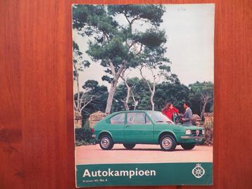 Autokampioen 4 1972 Wartburg 353 (test), Opel Rekord II beschikbaar voor biedingen