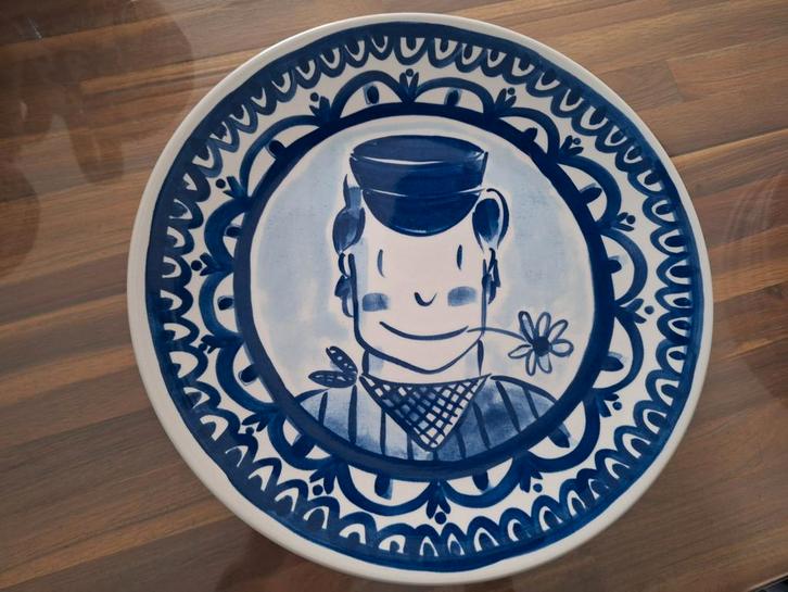 (Delfts Blond) Servies - Theepot, borden en eierdopjes, Huis en Inrichting, Keuken | Servies, Kop(pen) en/of Schotel(s), Blond Amsterdam