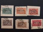 Stockkaartje met postzegels Duitsland. Gebuhr bezahlt., Postzegels en Munten, Ophalen of Verzenden