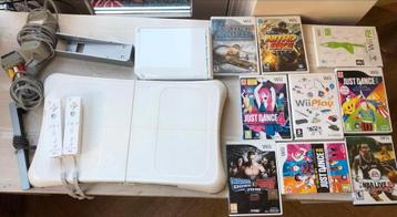 Nintendo Wii met 9 spelletjes en Balance Board beschikbaar voor biedingen