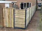 Grenen hout/beton schutting €105 per meter inclusief montage, Tuin en Terras, Schuttingen, Ophalen, 1 tot 2 meter, Minder dan 3 meter