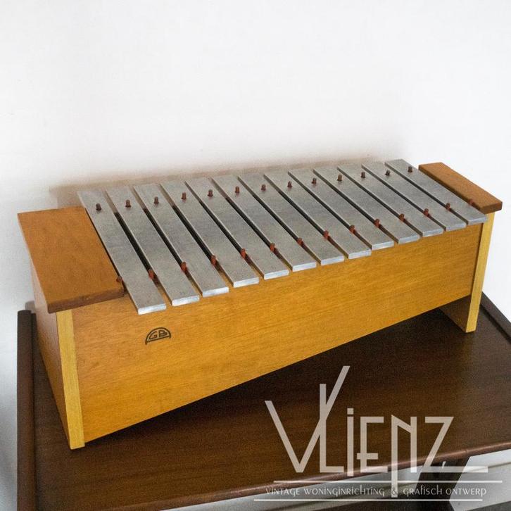 Gouden Brug metallofoon muziekinstrument voor het onderwijs, Muziek en Instrumenten, Percussie, Gebruikt, Melodische percussie