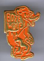 Boze wolf oranje op koper stripfiguur speldje ( S_074 ), Verzamelen, Speldjes, Pins en Buttons, Verzenden, Nieuw, Figuurtje, Speldje of Pin