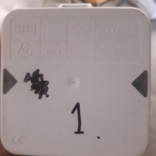Lasdozen Attema AK1 AK2 wago's los div lasdozen, Doe-het-zelf en Verbouw, Bouwverlichting, Zo goed als nieuw, Overige typen, 500 watt of meer