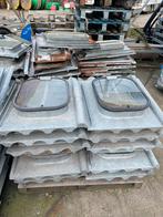 Partij dakramen gegalvaniseerd voor golfplaten, Doe-het-zelf en Verbouw, Ophalen, Steen of Klei, Zwart, Zo goed als nieuw