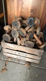 oude antieke klossen / spoelen van hout / antique bobins, Antiek en Kunst, Ophalen of Verzenden