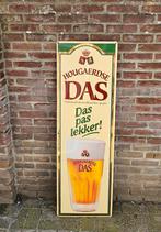 Emaille reclamebord hoegaarden das bier belgie jaren 90, Ophalen, Gebruikt, Reclamebord