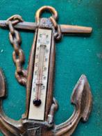 barometer rood koper anker vintage, Ophalen of Verzenden