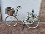 Batavus DIVA Transport fiets creme mt. 50 met mand, Ophalen, Versnellingen, Batavus, Zo goed als nieuw