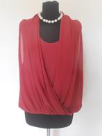 Studio Mo prachtige rode blouse met top - 40, Maat 38/40 (M), Studio Mo, Verzenden, Zo goed als nieuw