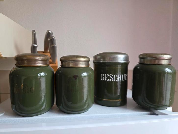 Antieke voorraadbussen, Antiek en Kunst, Antiek | Keukenbenodigdheden, Ophalen of Verzenden