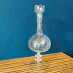 Des Pots vaas op voet vintage, Overige kleuren, Ophalen of Verzenden, Minder dan 50 cm, Glas
