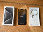 iPhone 15 Pro 256GB zwart met alle toebehoren - Super netjes, 256 GB, Zwart, Ophalen of Verzenden, Zo goed als nieuw