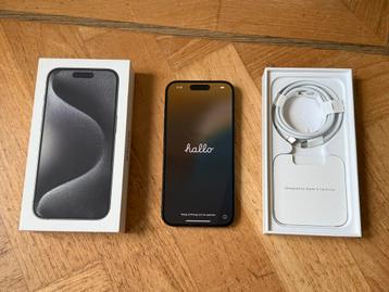 iPhone 15 Pro 256GB zwart 90% batterijconditie beschikbaar voor biedingen