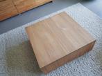 Salontafel van teakhout 74,5 x 74,5 cm (vierkant), Ophalen, 50 tot 100 cm, 50 tot 100 cm, Zo goed als nieuw