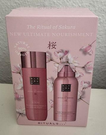Rituals Sakura setje shower oil en bodylotion mousse beschikbaar voor biedingen