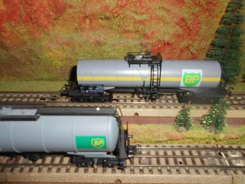 Pico 54291 en ROCO 4356 B, BP ketelwagons voor Märklin, Hobby en Vrije tijd, Modeltreinen | H0, Zo goed als nieuw, Treinset, Wisselstroom