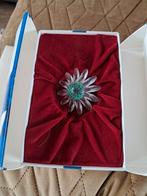 Swarofki groene bloem, Antiek en Kunst, Ophalen of Verzenden