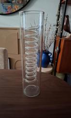 Vintage Ikea Ehlen Johansson glazen spiraalvaas, Ophalen, Zo goed als nieuw, Glas