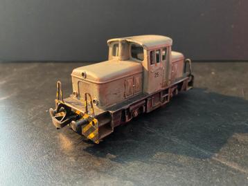 Digitaal adres 25. Rangeerlok geweatherd. beschikbaar voor biedingen